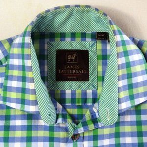James Tattersall Mens Size M Dress Shirt / RTL $49